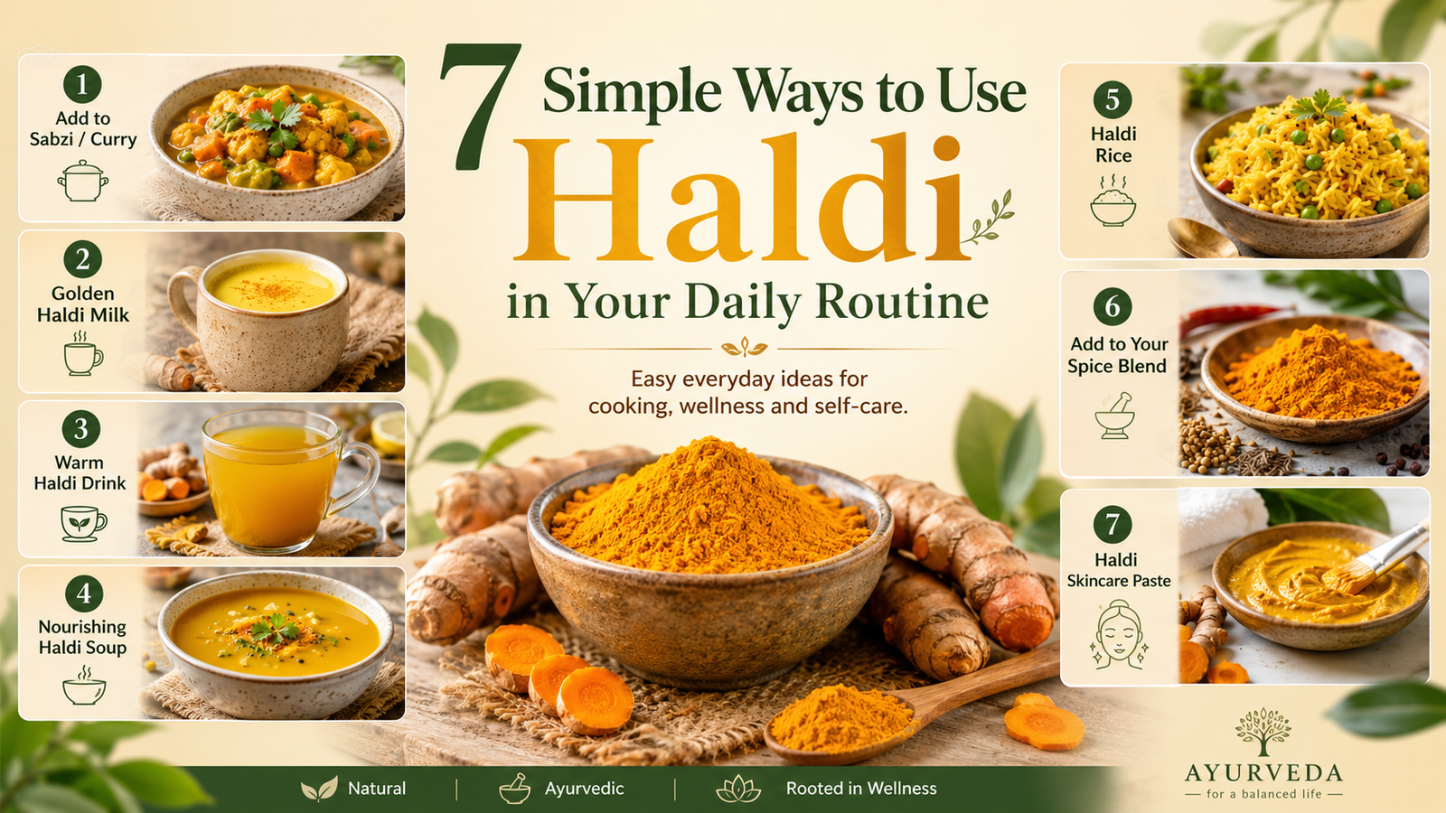 7 Simple Ways to Use Haldi in Your Daily Routine image